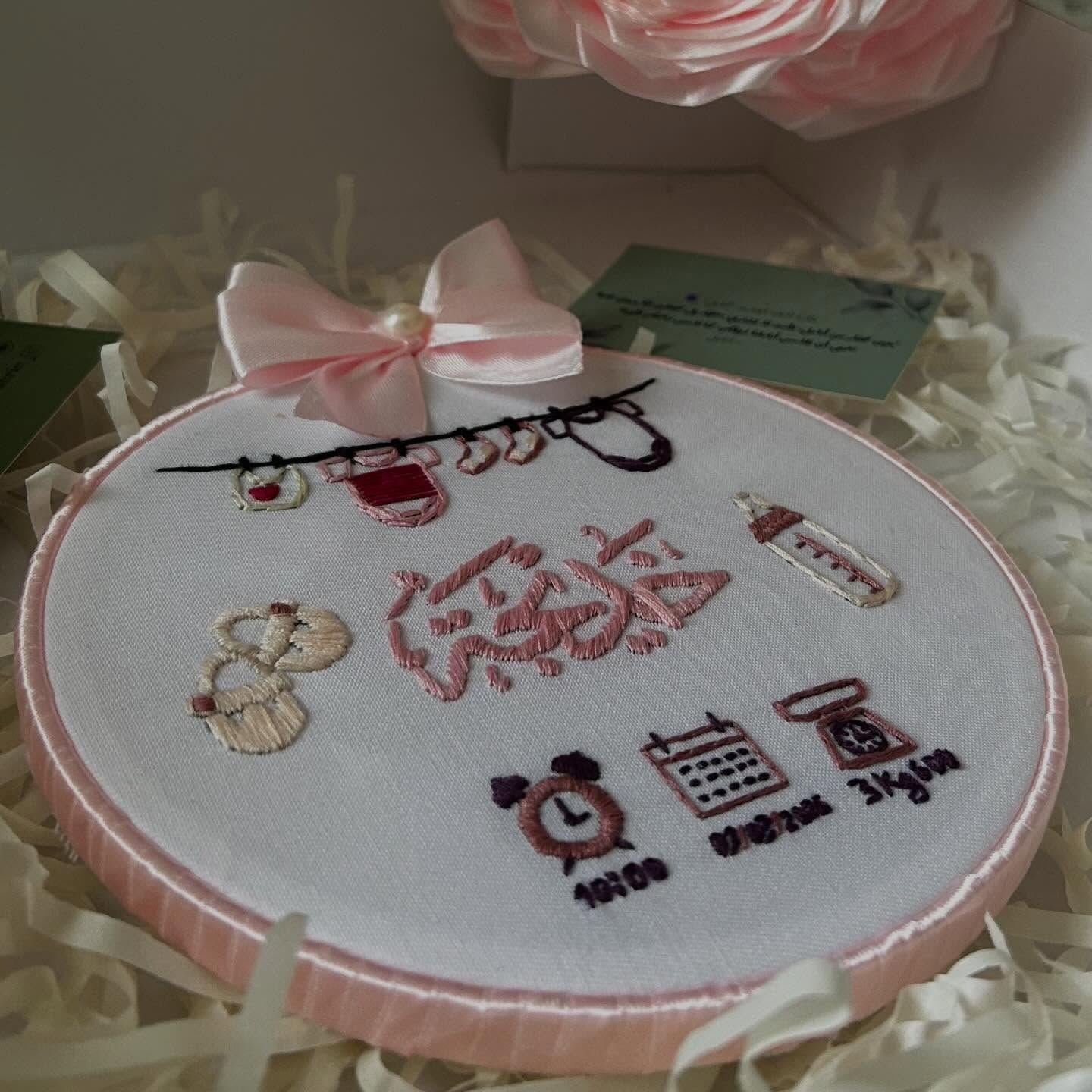 Icônes brodées de naissance